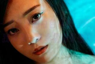 蜜桃社 – 月音瞳的白色私房写真，真是给我带来一阵幸福的晕眩！